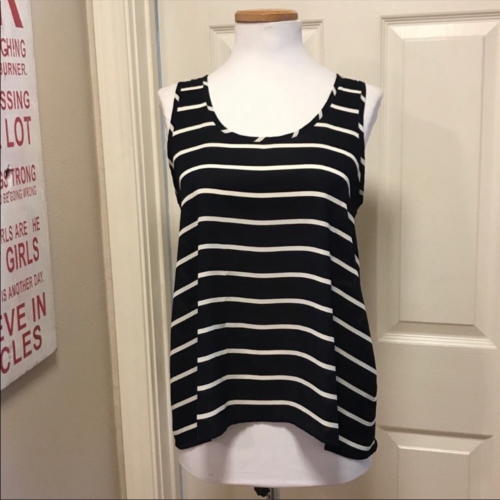 NWOT Stitch Fix Le Lis Tank‎ Navy & White, Medium